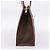 Céline Borsa Tote CELINE Macadam Canvas PVC Pelle Marrone Oro Auth am12243V D'oro - vista 4