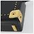 MCM Vicetos Logogram Mini Trunk PVC Leather 2way Black Gold Auth 196839A Nero D'oro - vista 12