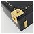 MCM Vicetos Logogram Mini Trunk PVC Leather 2way Black Gold Auth 196839A Nero D'oro - vista 13