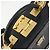 MCM Vicetos Logogram Mini Trunk PVC Leather 2way Black Gold Auth 196839A Nero D'oro - vista 16