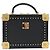MCM Vicetos Logogram Mini Trunk PVC Leather 2way Black Gold Auth 196839A Nero D'oro - vista 2