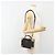 MCM Vicetos Logogram Mini Trunk PVC Leather 2way Black Gold Auth 196839A Nero D'oro - vista 23