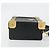 MCM Vicetos Logogram Mini Trunk PVC Leather 2way Black Gold Auth 196839A Nero D'oro - vista 4