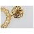 CHANEL Pierce Metal Gold Tone CC Auth 198818V - vista 13