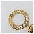 CHANEL Pierce Metal Gold Tone CC Auth 198818V - vista 3