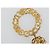 CHANEL Pierce Metal Gold Tone CC Auth 198818V - vista 6