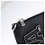 Saffiano Borsa a pochette PRADA in pelle Safiano Nero Argento Auth mr2853 - vista 12
