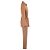 Completo Gucci by Tom Ford due pezzi pantalone e blusa wrap camel Marrone - vista 2