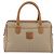 Céline Borsa a mano CELINE Macadam Canvas PVC Beige Gold Auth 196656A D'oro - vista 2