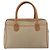 Céline Borsa a mano CELINE Macadam Canvas PVC Beige Gold Auth 196656A D'oro - vista 3