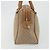 Céline Borsa a mano CELINE Macadam Canvas PVC Beige Gold Auth 196656A D'oro - vista 4
