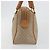 Céline Borsa a mano CELINE Macadam Canvas PVC Beige Gold Auth 196656A D'oro - vista 5