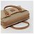 Céline Borsa a mano CELINE Macadam Canvas PVC Beige Gold Auth 196656A D'oro - vista 6