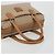 Céline Borsa a mano CELINE Macadam Canvas PVC Beige Gold Auth 196656A D'oro - vista 7