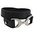 Hermès Bracciale HERMES Papan Pelle Nero Argento Auth 195944M