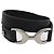 Hermès Bracciale HERMES Papan Pelle Nero Argento Auth 195944M - vista 2