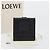 Portafoglio LOEWE Anagram in pelle nera argento Auth 196748V Nero - vista 24