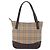 Borsa a mano BURBERRY Nova Check Canvas Beige Gold Auth 196649A D'oro - vista 3