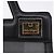 Borsa Salvatore Ferragamo Canvas Black Gold Tone Auth 198496A Nero - vista 15