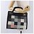 Borsa Salvatore Ferragamo Canvas Black Gold Tone Auth 198496A Nero - vista 24
