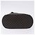 Céline Borsa a mano CELINE Macadam Canvas PVC Leather Black Gold Auth 196702 Nero D'oro - vista 9