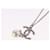 Collana CHANEL COCO Metallo Argento CC Auth 198854V - vista 9