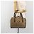 Borsa a mano Burberrys Nova Check Canvas Brown Gold Auth 198681 Marrone D'oro - vista 21