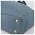 Borsa Tote Miu Miu in Pelle 2 vie Blu Tono Oro Auth BA14873 - vista 12
