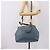 Borsa Tote Miu Miu in Pelle 2 vie Blu Tono Oro Auth BA14873 - vista 27