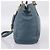 Borsa Tote Miu Miu in Pelle 2 vie Blu Tono Oro Auth BA14873 - vista 5