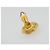 Brincos CHANEL Metal Tom Dourado CC Auth 198842V - vista 8