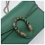 Borsa a tracolla GUCCI Duonisos in pelle Verde Oro 476432 Auth mr2815 D'oro - vista 15