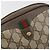 Borsa GUCCI GG Supreme Web Sherry Line PVC Beige Gold 156 02 066 Auth ka5796 D'oro - vista 15