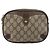 Borsa GUCCI GG Supreme Web Sherry Line PVC Beige Gold 156 02 066 Auth ka5796 D'oro - vista 2