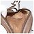 Borsa GUCCI GG Supreme Web Sherry Line PVC Beige Gold 156 02 066 Auth ka5796 D'oro - vista 20