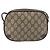 Borsa GUCCI GG Supreme Web Sherry Line PVC Beige Gold 156 02 066 Auth ka5796 D'oro - vista 3