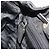 PRADA gesteppter Rucksack Nylon Black Gold Auth 192534 Schwarz Golden - Ansicht 24