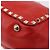Borsa Tote VALENTINO Studs in pelle 2way Rossa Tono Oro Auth BA14871 Rosso - vista 13