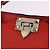 Borsa Tote VALENTINO Studs in pelle 2way Rossa Tono Oro Auth BA14871 Rosso - vista 17