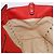 Borsa Tote VALENTINO Studs in pelle 2way Rossa Tono Oro Auth BA14871 Rosso - vista 20