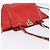 Borsa Tote VALENTINO Studs in pelle 2way Rossa Tono Oro Auth BA14871 Rosso - vista 6