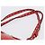 Borsa Tote VALENTINO Studs in pelle 2way Rossa Tono Oro Auth BA14871 Rosso - vista 8