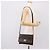 Céline Borsa a tracolla Circle in pelle nera e oro CELINE Auth am12378A Nero - vista 23
