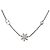 Collana Christian Dior metallo Silver Auth BA15231M Argento