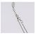 Collana Christian Dior metallo Silver Auth BA15231M Argento - vista 8