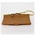 Funda para prendas LOEWE Anagram de cuero beige tono dorado Auth bs36558 - vista 11