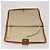 Funda para prendas LOEWE Anagram de cuero beige tono dorado Auth bs36558 - vista 20