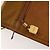 Funda para prendas LOEWE Anagram de cuero beige tono dorado Auth bs36558 - vista 24