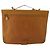 Funda para prendas LOEWE Anagram de cuero beige tono dorado Auth bs36558 - vista 3