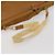 Funda para prendas LOEWE Anagram de cuero beige tono dorado Auth bs36558 - vista 7